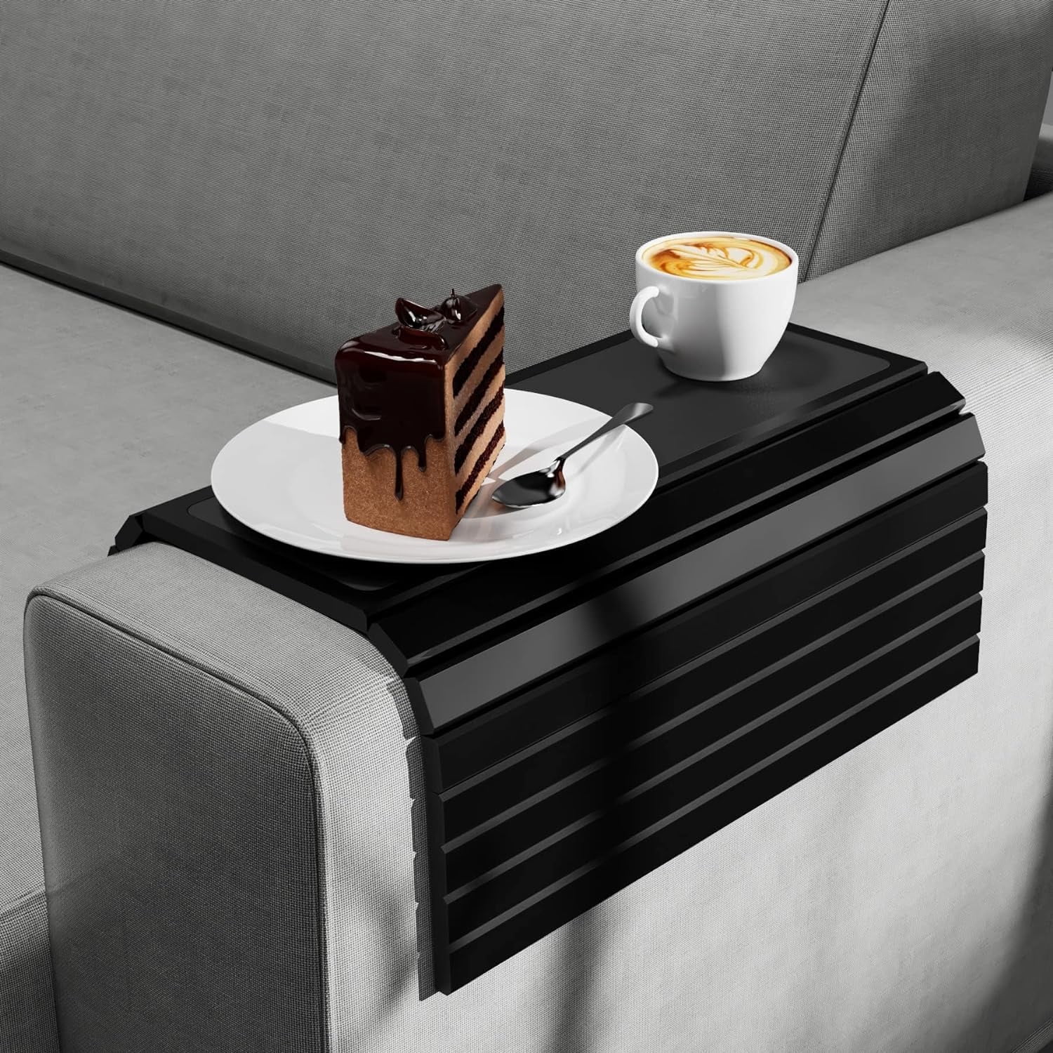 Bamboo Sofa Arm Tray, Armchair Table Couch arm Tray, Bamboo Design ...