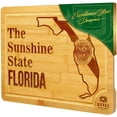 thumbnail image 1 of Bamboo State Cutting Board for Kitchen – Florida Cheese Board, Charcuterie Platter & Serving Tray, (15" x 10"), 1 of 8
