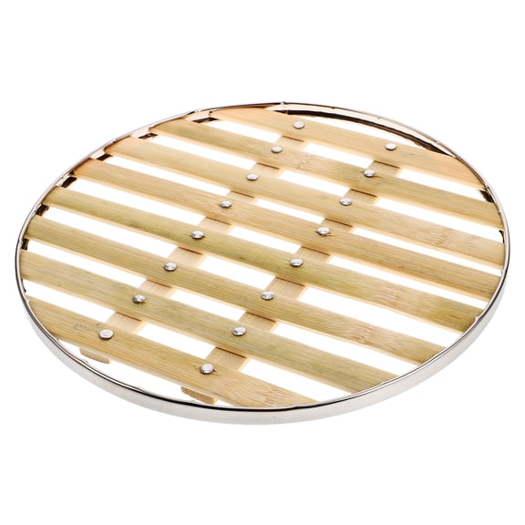 25cm Stainless Steel Edge Steamer Mat for Cooking Vegetables, Buns, Dumplings, and More - and Easy to Clean
