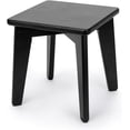 thumbnail image 1 of Bamboo Step Stool for Kids and Adults, Natural Material, Sturdy and Versatile Short Foot Stool for Bathroom, Kitchen, Bedroom, Compact 10-inch Small Wood Stool, Plant Stand (Black), 1 of 6