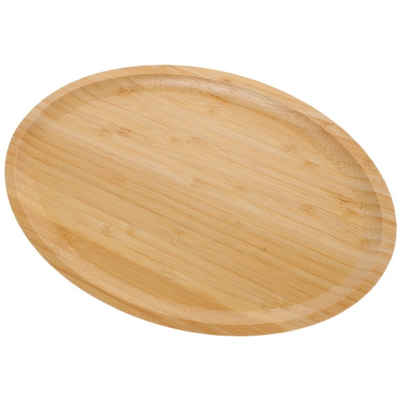 NIAIZEK Oval Tray Natural Wood Color 11.8x7.9x0.6in Serving Tray