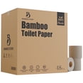 thumbnail image 1 of Bamboo Story Bamboo Toilet Paper Unbleached – 48 Rolls, 3-Ply, 300 Sheets | Hypoallergenic, Chemical Free, Septic Safe, FSC Certified | Non Toxic, Natural Bamboo Tissue, 1 of 6