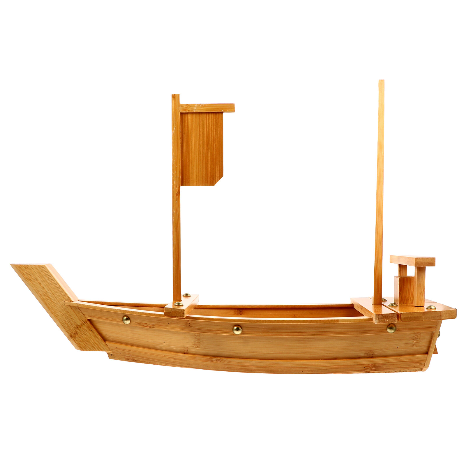 Bamboo Sushi Boat Sashimi Appetizer Sushi Plate Boat Shaped Food