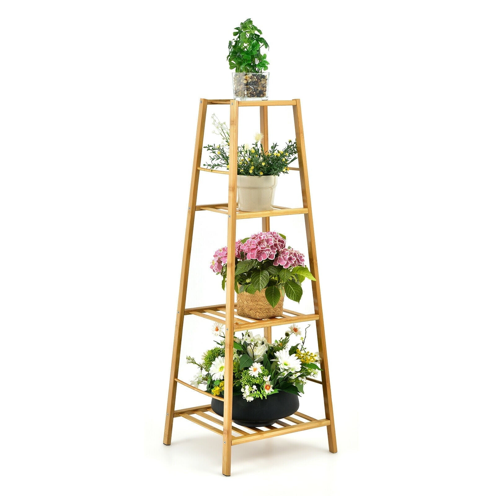 Mainstays 12 x 12 x 22 Black Metal Plant Stand