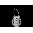 thumbnail image 1 of Bamboo  Lantern Coated Finish White 10.25", 1 of 1