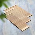 thumbnail image 1 of Bamboo Tea Table Runner & Coaster Set – Handmade Heat-Resistant Tea Mat for Tea Ceremony (Bamboo mat 15cm*30cm,Carbonized), 1 of 5
