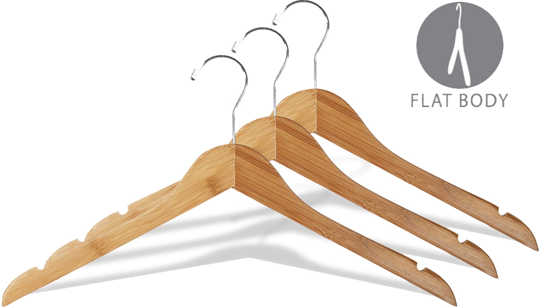 https://i5.walmartimages.com/seo/Bamboo-Top-Hanger-Box-24-Eco-Friendly-17-Inch-Flat-Wooden-Hangers-w-Lacquer-Finish-Chrome-Swivel-Hook-Shirt-Jacket-Blouse-International-Hanger_75e5be89-99aa-4cf0-9512-a59bbe474bce_1.fa29d6d742fac64fb3ede13679ebeeda.jpeg