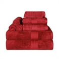 thumbnail image 1 of Bamboo Towel Sets, 13" x 13", 16" x 30", 30" x 54", Crimson by Blue Nile Mills, 1 of 5