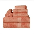 thumbnail image 1 of Bamboo Towel Sets, 13" x 13", 16" x 30", 30" x 54", Salmon by Blue Nile Mills, 1 of 5