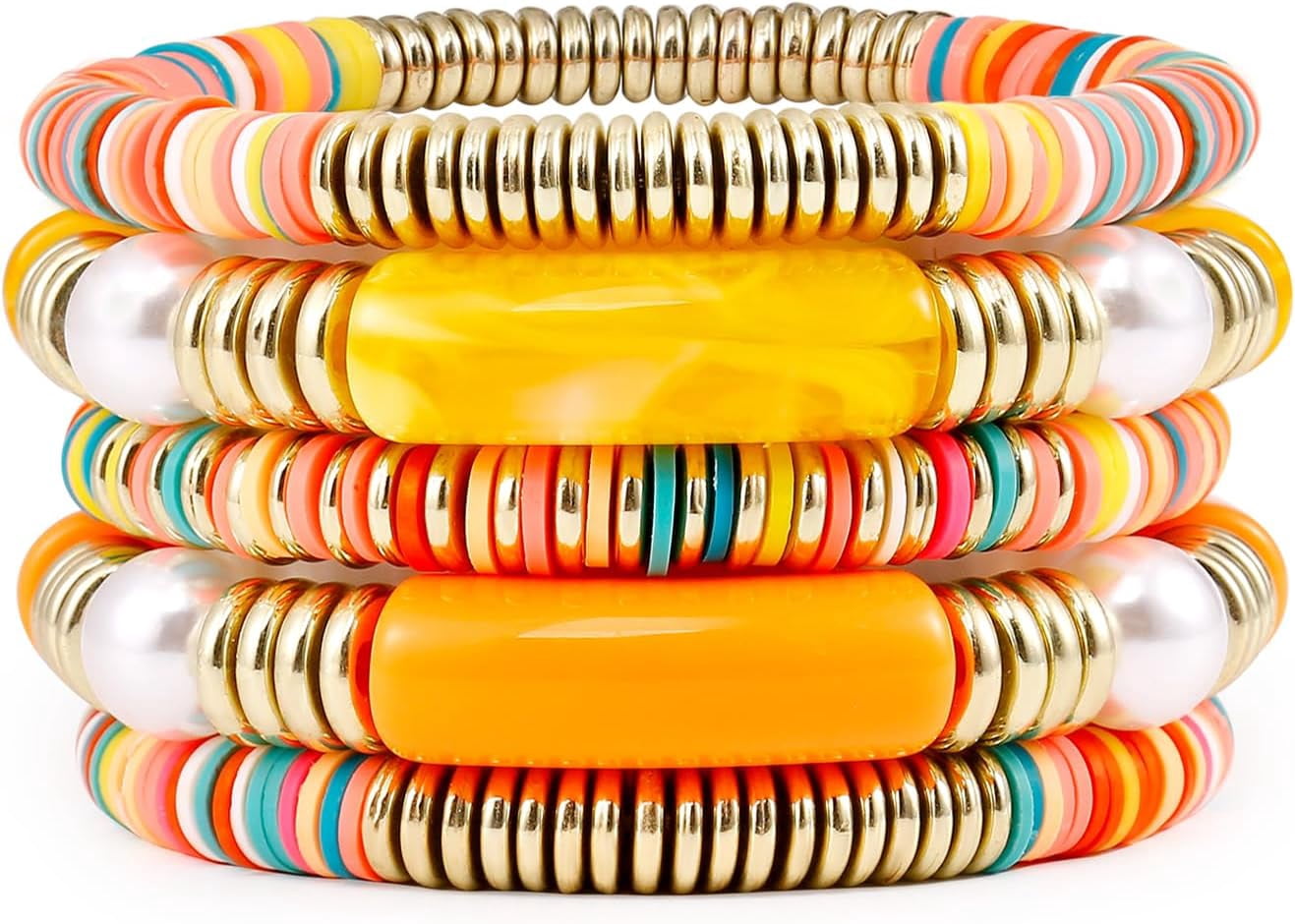 Tube Bangles Bamboo Tube Bangles Bracelet Chunky Curved Stacking Clear Acrylic ...
