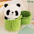 thumbnail image 1 of Bamboo Tube Panda Set Plush Toy Cute Plushies Stuffed Animal Bear Doll Children's Gift, 1 of 15