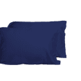 thumbnail image 1 of Bamboo Viscose Pillowcase Set, Cooling, Breathable, Silky Soft 2-Piece Pillow Case Cover Set (King, Dark Blue), 1 of 6
