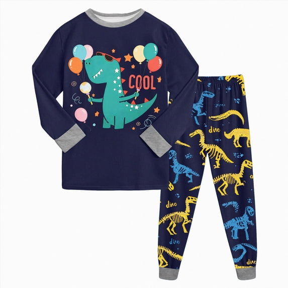 Bamboo Viscose Toddler Pajamas Boys Girls Baby Pjs Sets Kids Long-Sleeve Snug fit Sleepwear 6-12 Months 12-24 Months 2t 3t 4t 5t 6t 7t 8t 9t Children(Dark Blue,6-7 Years)