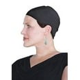 thumbnail image 1 of Bamboo Wig Cap and Soft Chemo Hat Liner for Hair Loss (BLACK), 1 of 2
