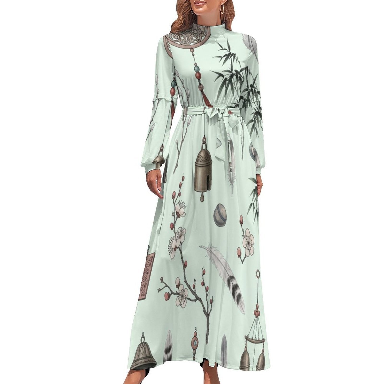 BAMBOO DRESS WITH SLEEVE main image 1