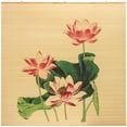 thumbnail image 1 of Red Lantern Bamboo Window Shade Blind - Lotus Blossom 72" W, 1 of 7
