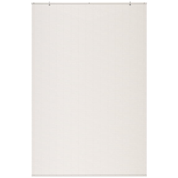 Red Lantern Bamboo Window Shade Blind - White 48" W