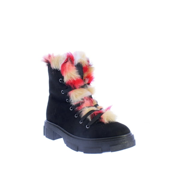 Bamboo Women Winter Lace Up Boot in Multi