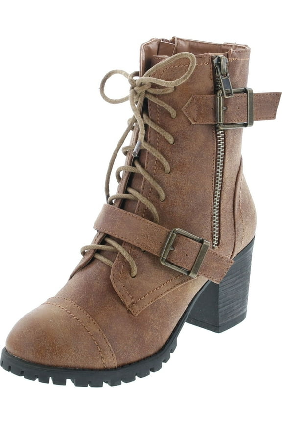 Womens Baxter-12L Fashion Chunky Heel Bootie