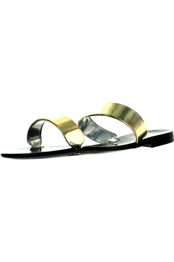Bamboo Womens Dalia-02 Double Band Fashion Jelly Sandals