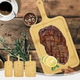 thumbnail image 1 of Bamboo Wood Cutting Board With Handle | Multipurpose Chopping Board for Kitchen, Charcuterie, Cheese, Bread, Fruit, Vegetables – Eco-Friendly, Durable, Easy Clean, Multiple Sizes, Natural Finish, 1 of 7