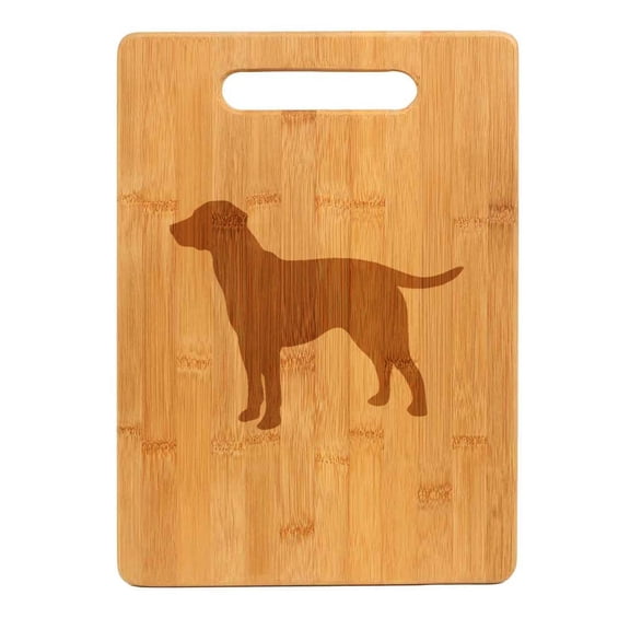 Bamboo Wood Cutting Board Lab Labrador Retriever