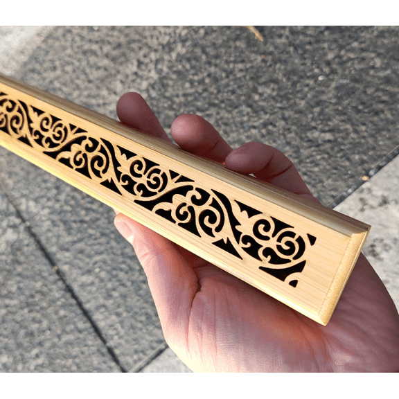 Bamboo Wood Incense Holder for Sticks, for Meditation Yoga Spa Room Decor Wooden Box for Stick incense,Incense Burner with Ash Catcher k115