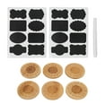 Bamboo Wood Lids with Silicone Sealing Rings Yogurt Jar Lids Airtight