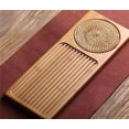 thumbnail image 1 of Bamboo Wood Tea Tray Rattan Mat Rectangle Serving Table Plate Storage Dish For Hotel Tea Plate Accessories Saucer, 1 of 8