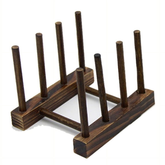 Bamboo Wooden Dish Rack Plates Holder Kitchen Storage Cabinet Organizer for Dish / Plate / Bowl / Cup / Pot Lid / Cutting Board