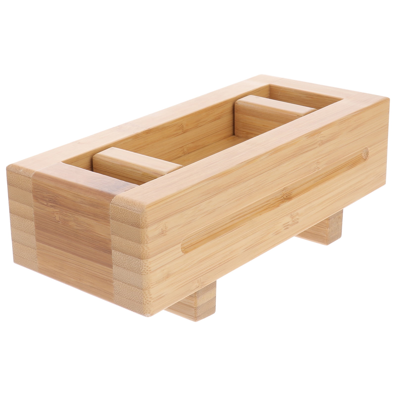 Bamboo Wooden Rectangular Sushi Press Mold Box Sushi Making Kit DIY