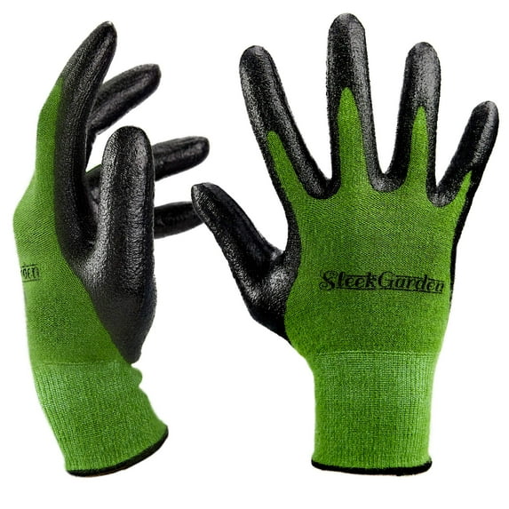 Bamboo Working Gloves for Women and Men. Sleek Garden Series Ultimate Barehand S