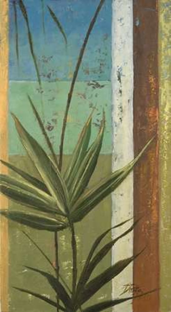 Bamboo and Stripes I Canvas Art - Patricia Pinto (12 x 18)