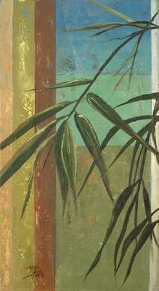 Bamboo and Stripes II Canvas Art - Patricia Pinto (24 x 36)