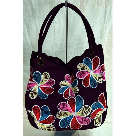 Bamboo54 4171 Embroidered Hobo Bag