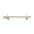 thumbnail image 1 of Bamboo54 5864White Single Wall Shelf, White, 1 of 2