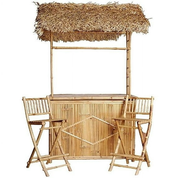 Bamboo54 Bamboo 54 3-Piece Tiki Bar Set