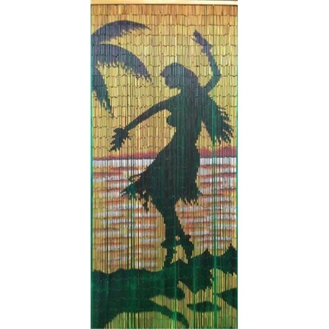 Bamboo54 Handmade Hula Girl Silohuette Curtain (Vietnam)