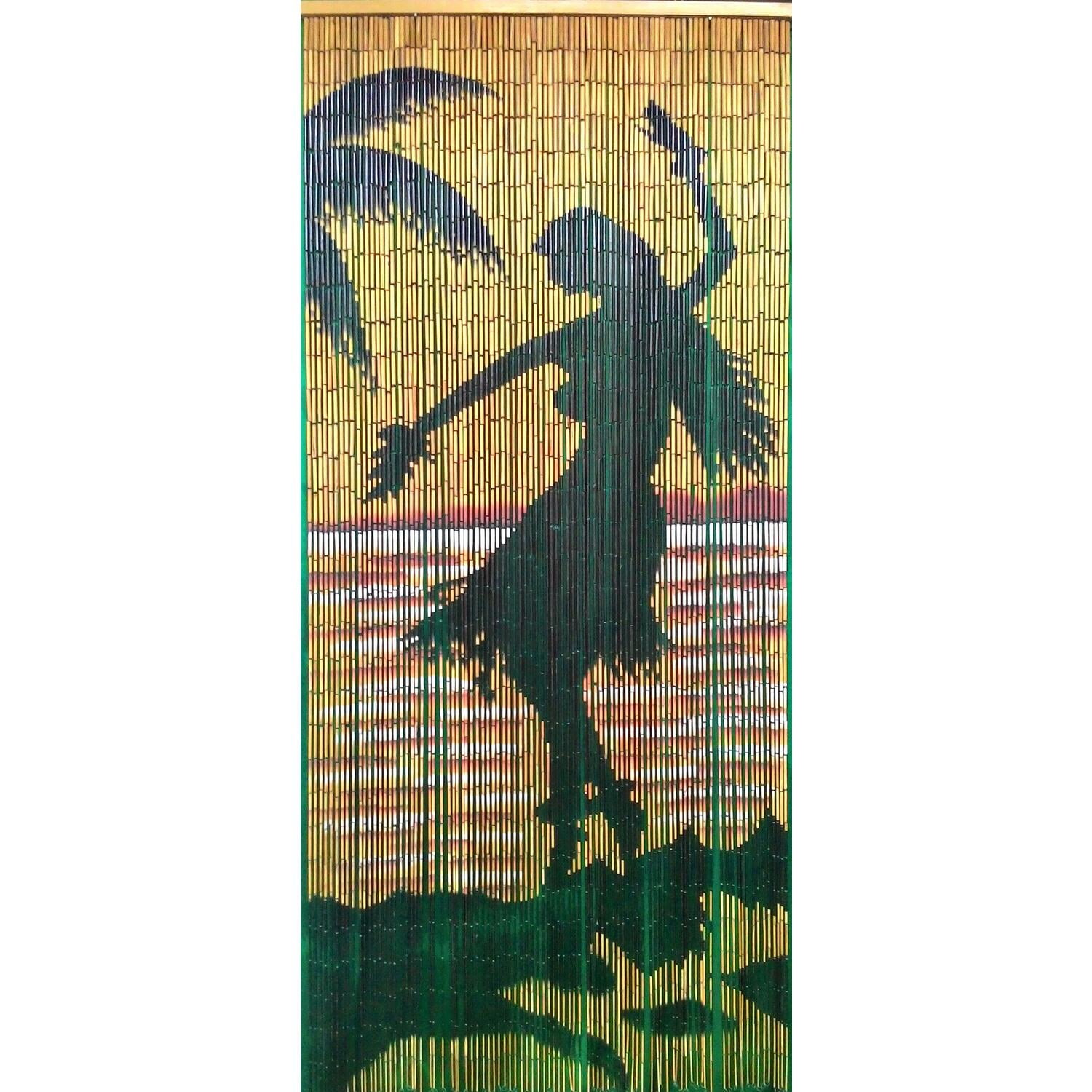 Bamboo54 Handmade Hula Girl Silohuette Curtain (Vietnam)