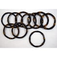 thumbnail image 1 of Bamboo54 Set of 12 curtain rings dark, 1 of 1