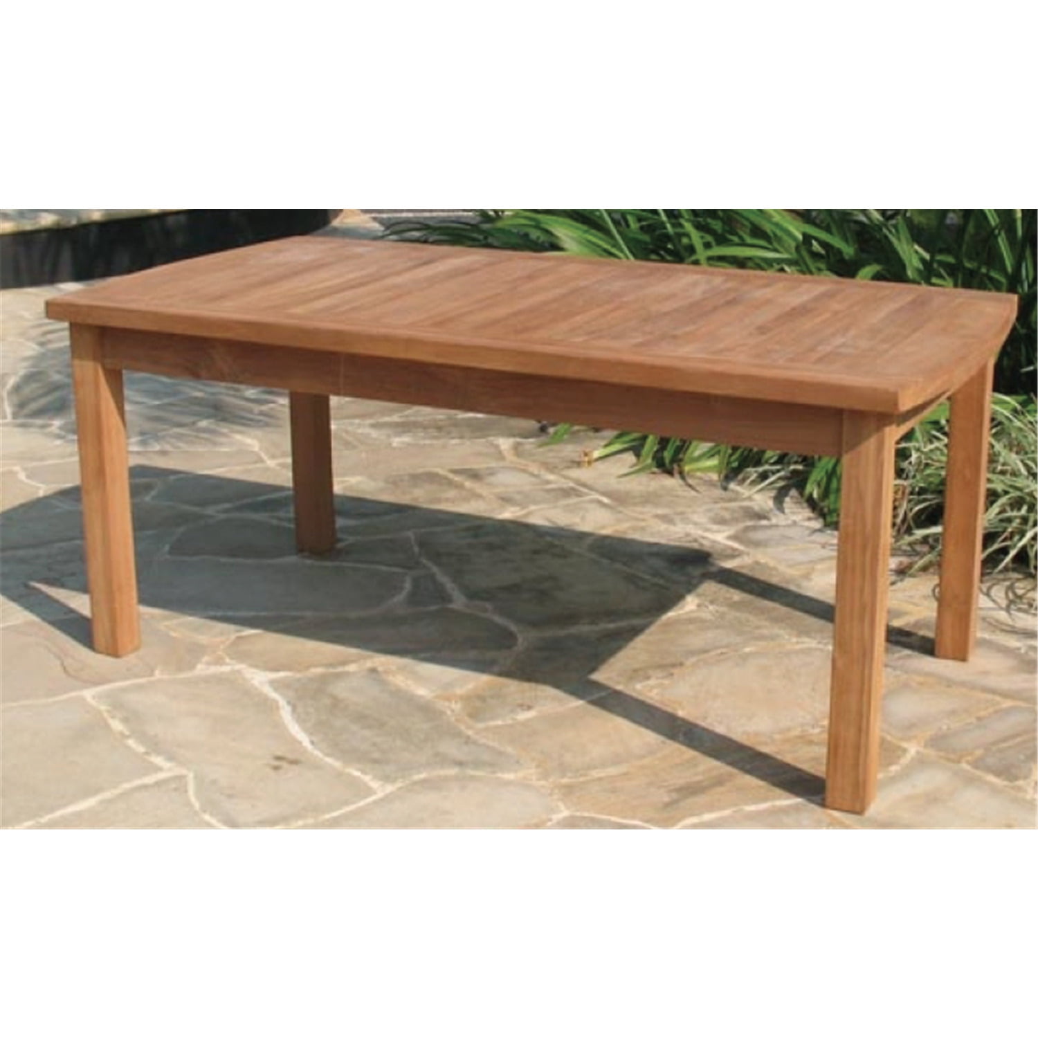 Natural Teak Rectangular Indoor & Outdoor Coffee Table