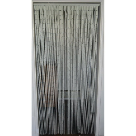 Bamboo54 beaded curtain light green