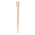 thumbnail image 1 of BambooMN 10.6" Bamboo Paddle Cocktail Fruit Sandwich Food Picks Skewers - Skinless - 1,000 Pieces, 1 of 7