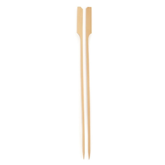 BambooMN 10.6" Bamboo Paddle Cocktail Fruit Sandwich Food Picks Skewers - Skinless - 1,000 Pieces