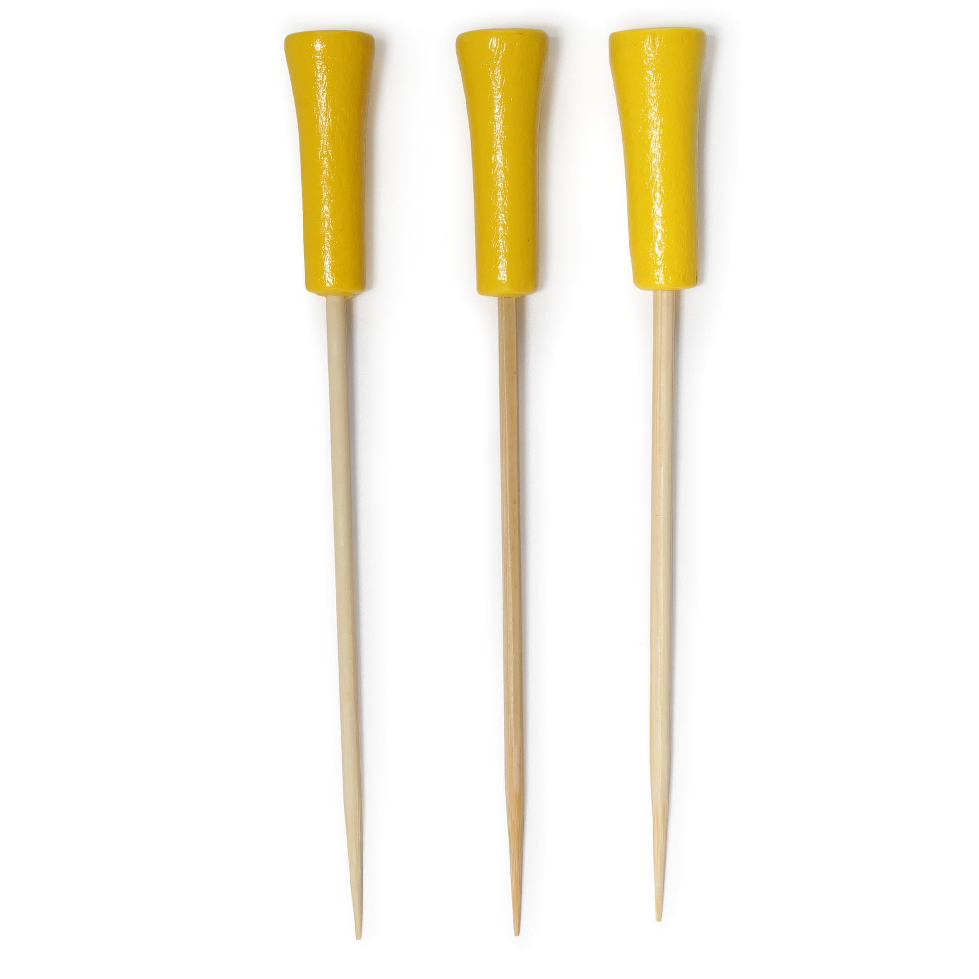 100 Segnaposto Portatarghe In Bambù – Plettri Decorativi 9cm Per Buffet, Feste E Matrimoni - 2