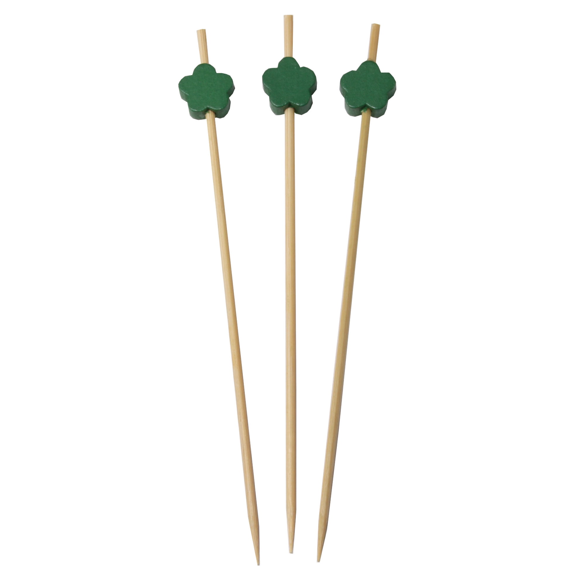 BambooMN 100 Stuzzicadenti Decorativi In Bambù 10,8 Cm - Per Cocktail, Antipasti E Panini - 3