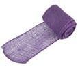 thumbnail image 1 of JubileeYarn Burlap Jute Craft Ribbon - 5.5" x 10 Yards - Purple - 1 Roll, 1 of 7