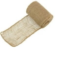 thumbnail image 1 of JubileeYarn Burlap Jute Craft Ribbon - 5.5" x 10 Yards - Natural - 30 Rolls, 1 of 7