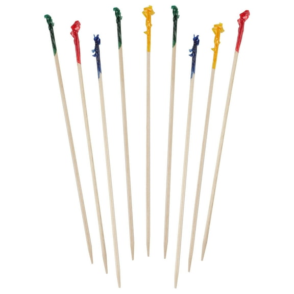 BambooMN 5.9" Colorful Confetti Frill Cocktails Hors D'oeuvres Fruit Sandwich Skewers Picks for Catered Events, Holiday's, Restaurants or Buffet Party Supplies, 1000 Pieces