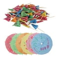thumbnail image 1 of BambooMN 5.9" Colorful Umbrella Parasol Cocktail Picks for Drinks and Food, Decorative Toothpicks for Hotel, Restaurant, Hawaiian Party, 100 Pieces, 1 of 6